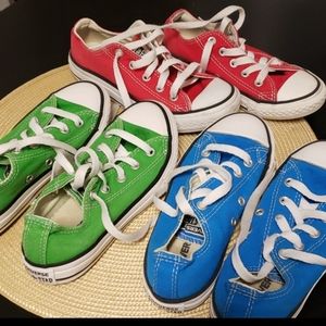 Green and Blue Boys Shoes